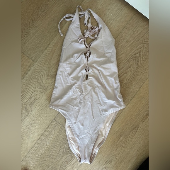 Aerie Light Pink One Piece Swimsuit - Picture 1 of 3
